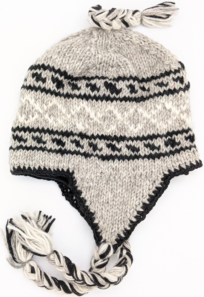 Cloudy Woolen Hand Knitted Hat | Accessories | Black | Vacation, Fall ...