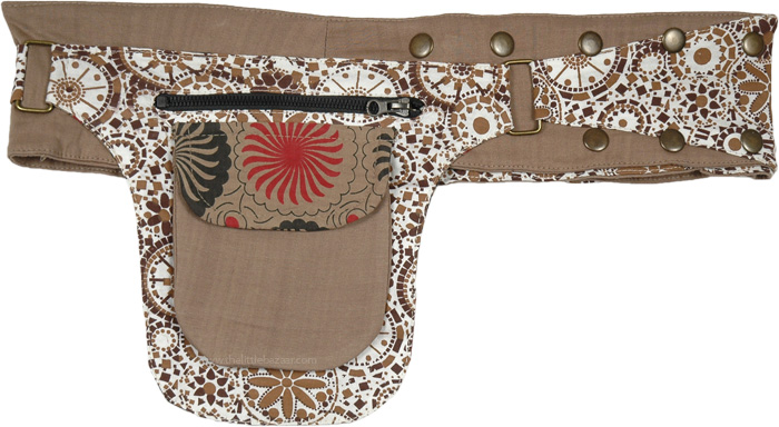 White cotton fanny pack hotsell