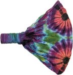 Purple Pink Tie Dye Headband [7397]