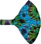 Blue Himalayan Poppies Tie Dye Headband