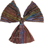 Cotton Razor Headband in Brown [7628]