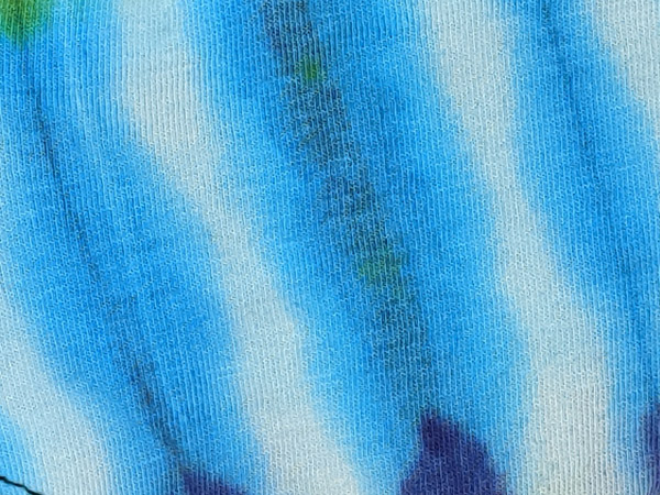 Blue Free Spirit Tie Dye Cotton Face Mask