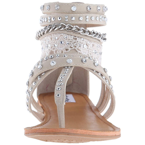 Willow Cream Boho Gladiator Flat Sandal