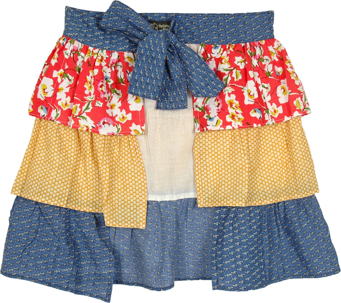 Cook with Love Ruffled Layers Half Apron