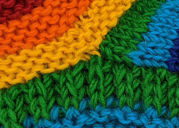 Rainbow Colored Wool Sock Booties Cuties