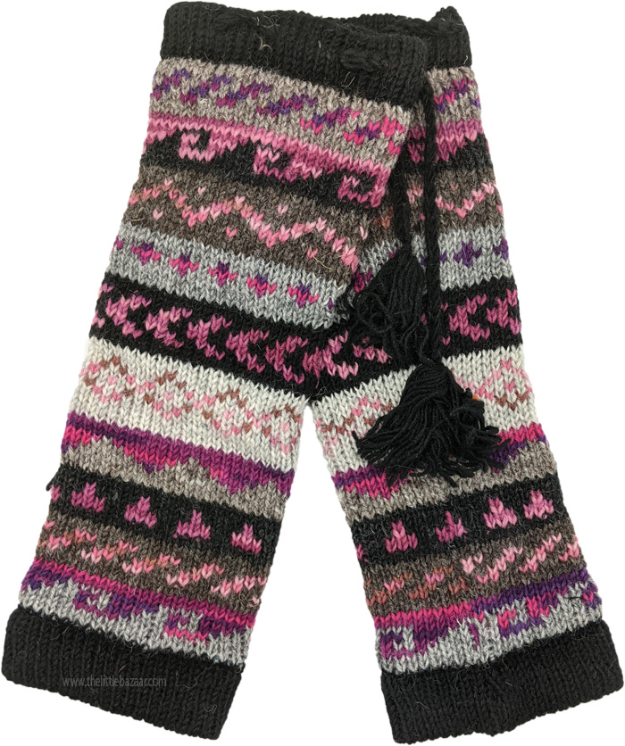 Pink Pure Wool Hand Knit Leg Warmer | Accessories | Pink | Vacation ...