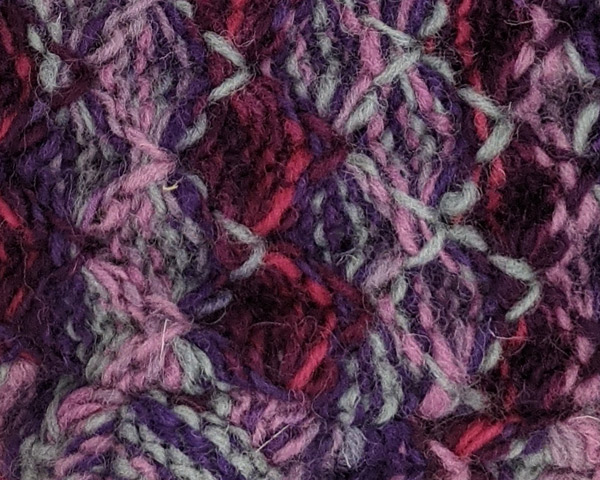 Purple Woolen Hand Knit Wrist and Hand Warmers