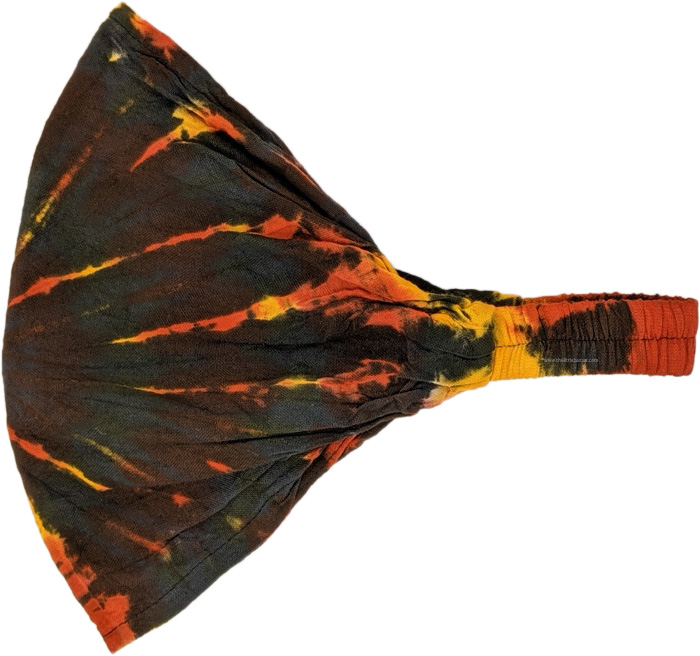 Smouldering Hippie Tie Dye Cotton Headband