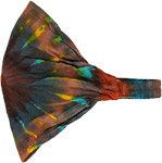 Multicolored Dusky Tie Dye Cotton Headband [8358]