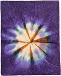 Handmade Lokta Paper Notebook with Purple Tie Dye [8490]