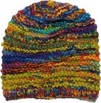 Vibgyor Woollen Hat with Scallop Design [8744]