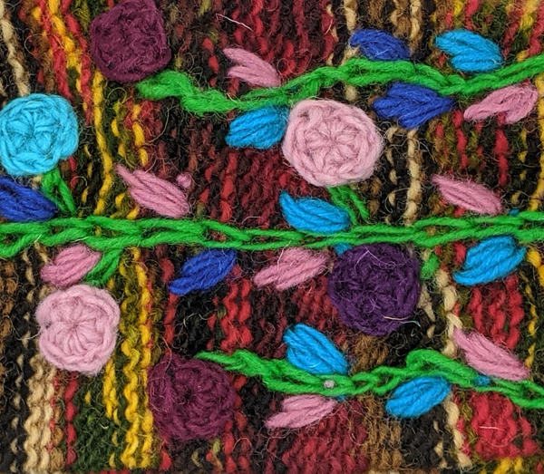 Lava Lush Woolen Leg Warmers with Floral Design
