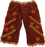 Ketchup and Mustard Knitted Wool Hand Warmers