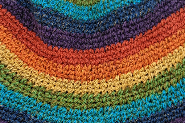 Rainbow Magic Crochet Hippie Hemp Hat