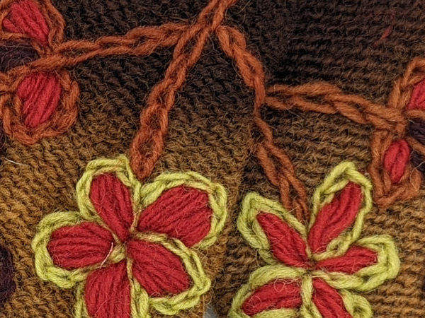 Heat Waves Handwarmer in Hand Knit Wool