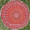 Red Ray Hippie Wall Tapestry Picnic Throw