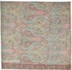 Turkish Printed Pink Gold Paisley Bandana