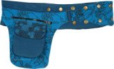 Bohemian Jazz Blue Fanny Pack Festival Belt