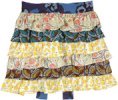 Chic Ruffled Half Apron in Candy Colors