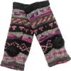 Pink Lush Unisex Floral Woolen Winter Cap