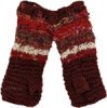 Shades Of Red interwoven Wool and Silk Hand Warmers