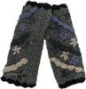 Cotton Washed Calico Beige Long Shorts with Block Print