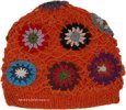 Bird Flower Hippie Cotton Headband with Razor Cut