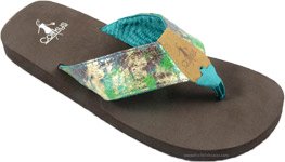 Teal Gypsy Cruise Flip Flops