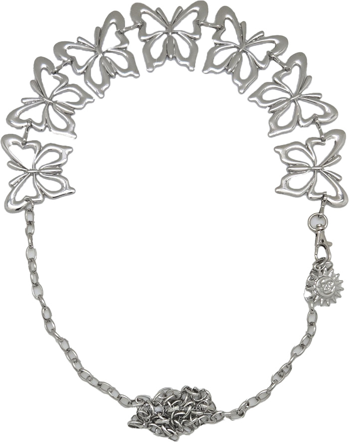 Frostpetal Butterfly Links Waist Chain