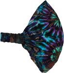 Peacock Stretch Tie Dye Head Wrap