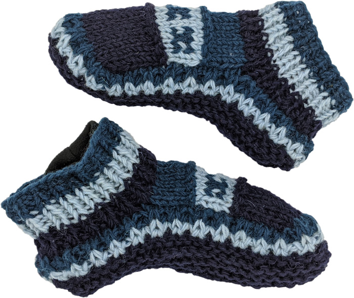 Cold Blues Woolen Winter Socks