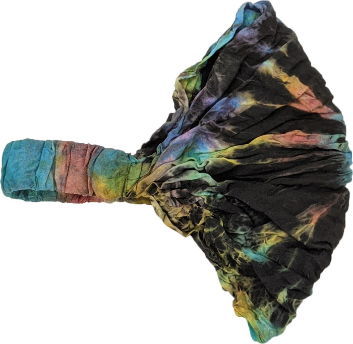 Blue and Black Tie Dye Headband