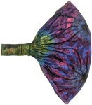 Blue Nebula Hippie Tie Dye Headband