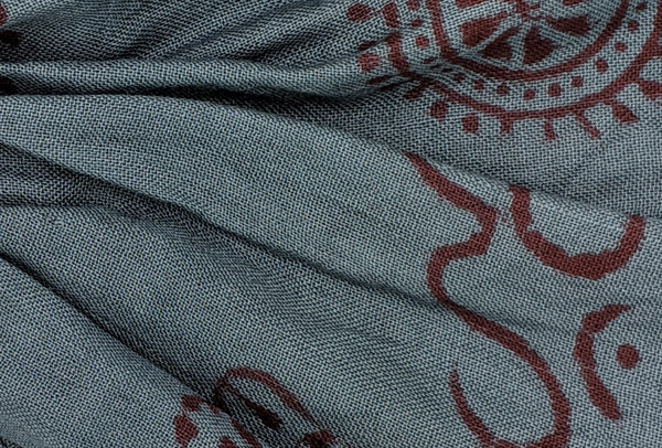 Grey Om Bohemian Cotton Head Band