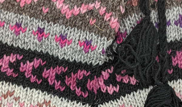 Pink Pure Wool Hand Knit Leg Warmer