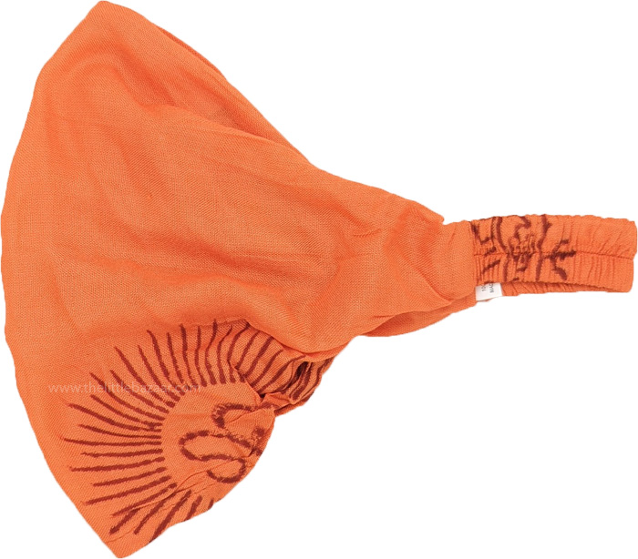 Orange Hues Hippie Cotton Headband