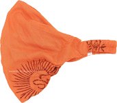 Orange Hues Hippie Cotton Headband