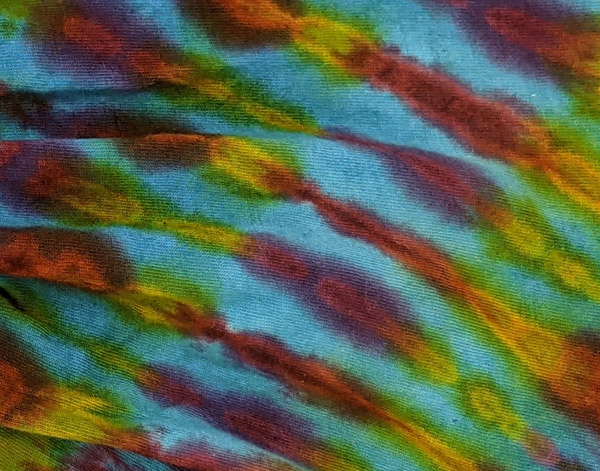 Multicolored Hippie Hues Tie Dye Cotton Headband