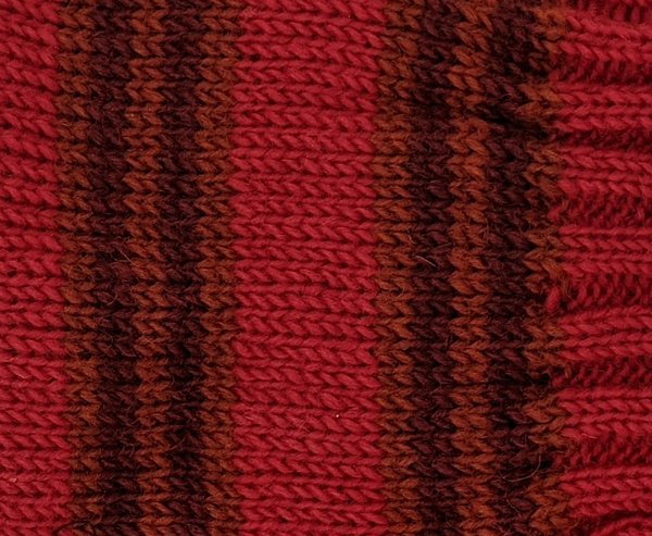 Bloody Red Striped Woolen Leg Warmers