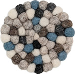 Earth Magic Wool Ball Tea Coaster Set