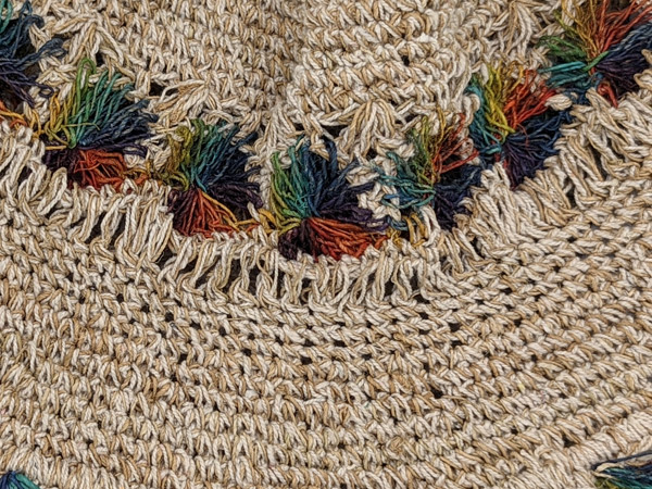 Beachy Vibes Hippie Hemp Skull Hat