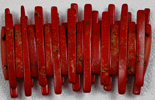 Red Tribal Sticks Bracelet