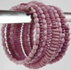 Pink Beads String Bangle [2729]