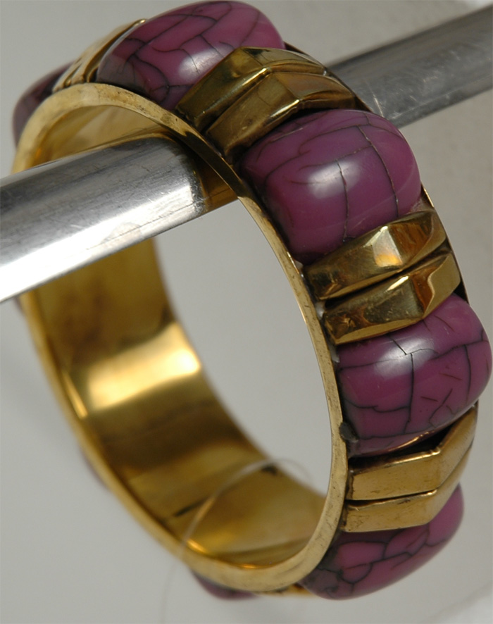 Purple Gold Bracelet