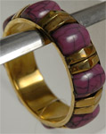 Purple Gold Bracelet