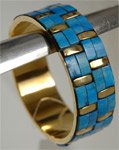 Turquoise Bricks Fashion Bracelet