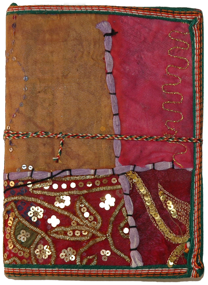 Sequin Patchwork Handmade Paper Notebook Diary Large
