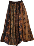 Designer Panel Gypsy Long Skirt