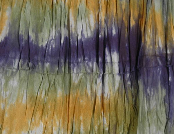 Woodland Dip Dyed Tiered Long Skirt