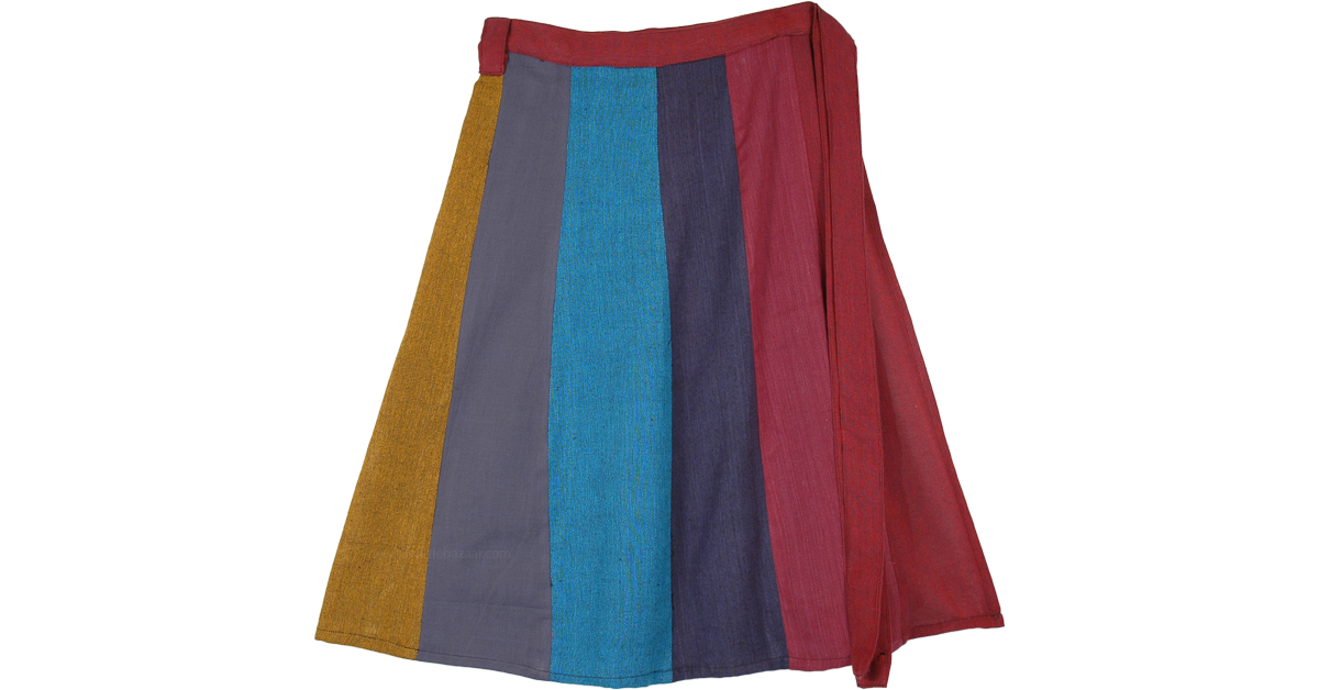 【COLOR iN ID】Spangle wrap skirt AGB Women's Printed Wrap Skirt at CoolSprings Galleria in